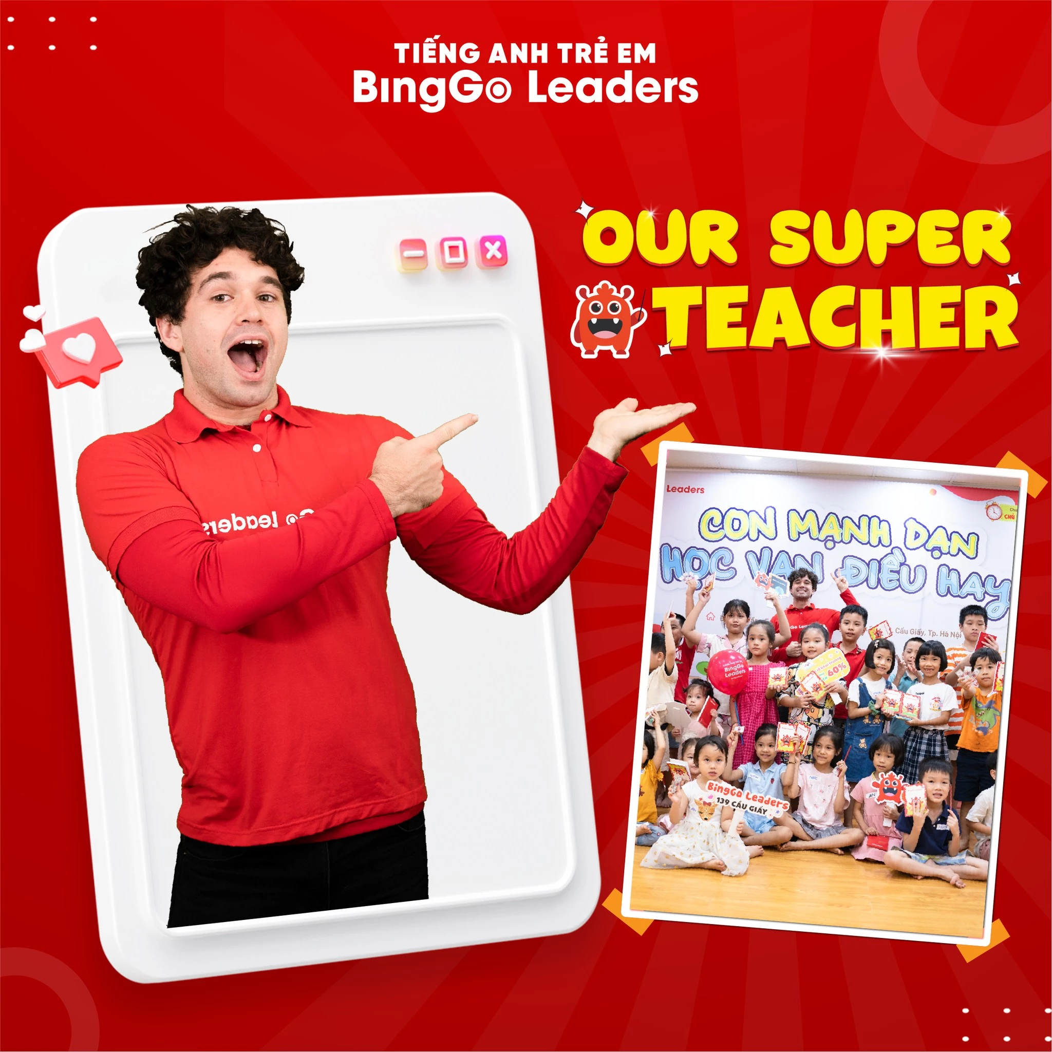 LAN TỎA HÀNH TRÌNH HỌC TẬP VỚI CUỘC THI OUR SUPER TEACHER