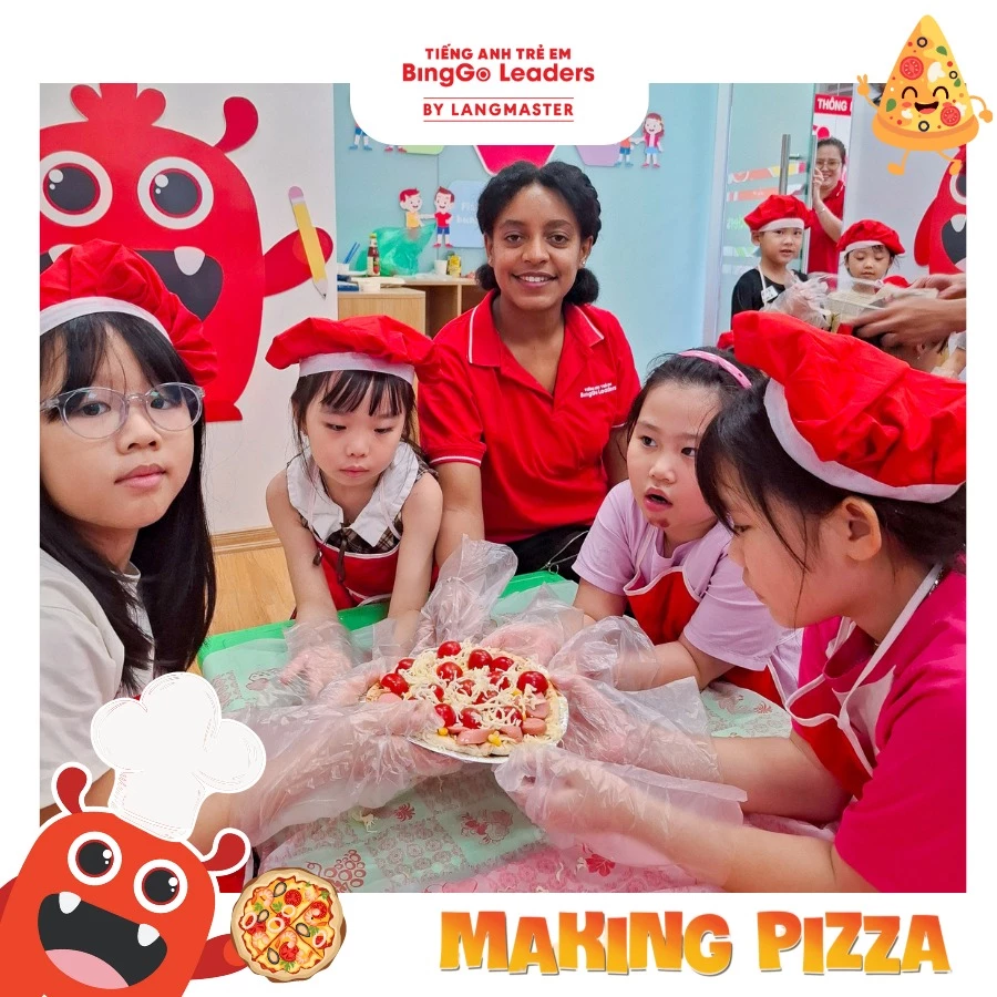 RECAP SỰ KIỆN MAKING PIZZA - BINGGO GREEN STARS