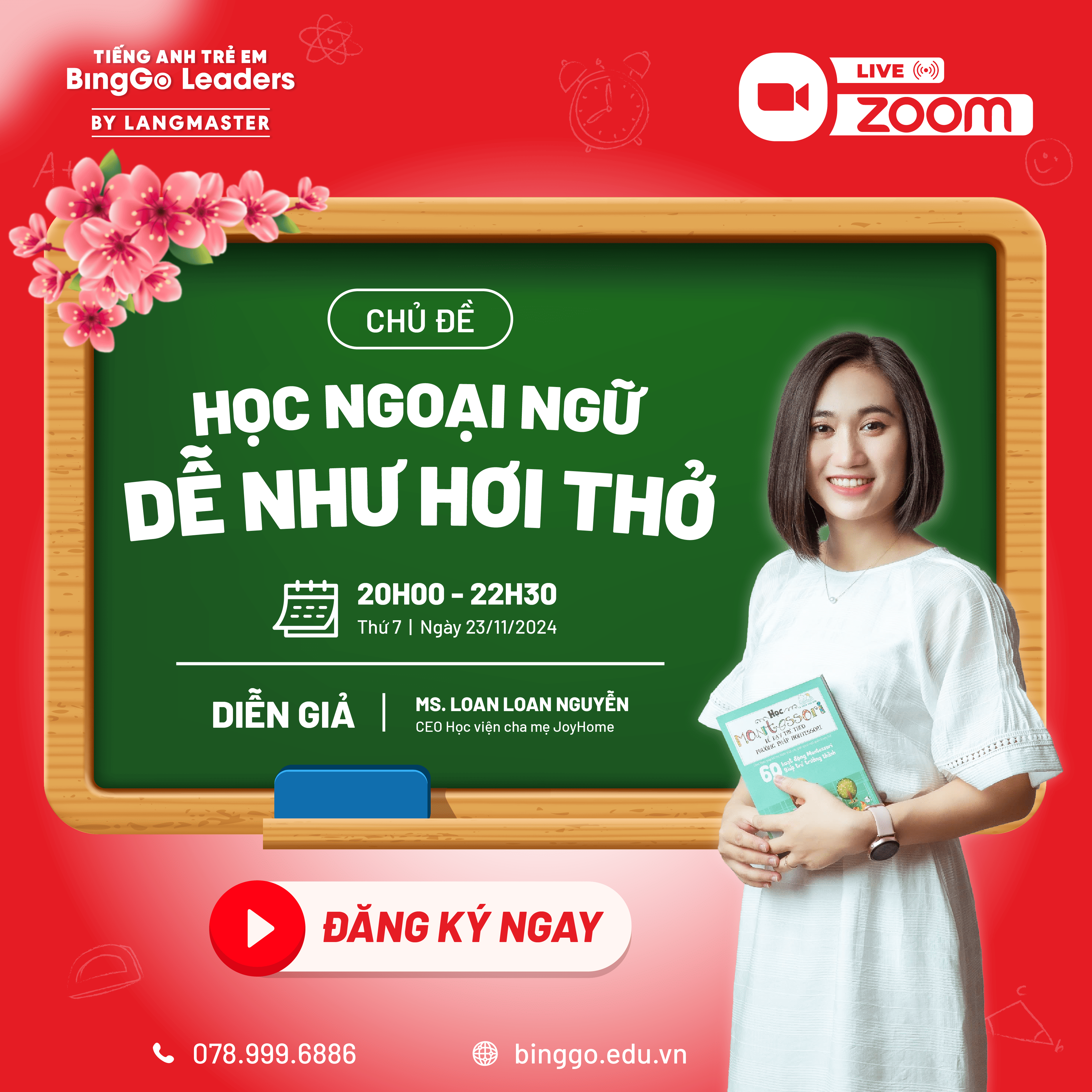 "HỌC NGOẠI NGỮ DỄ NHƯ HƠI THỞ" - BUỔI CHIA SẺ ĐẶC BIỆT CÙNG BINGGO LEADERS