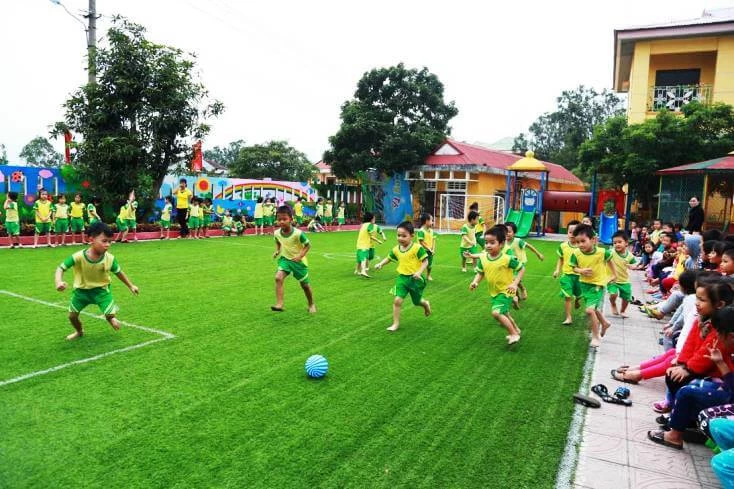 Hoạt động thể thao giúp con phát triển thể chất vượt trội