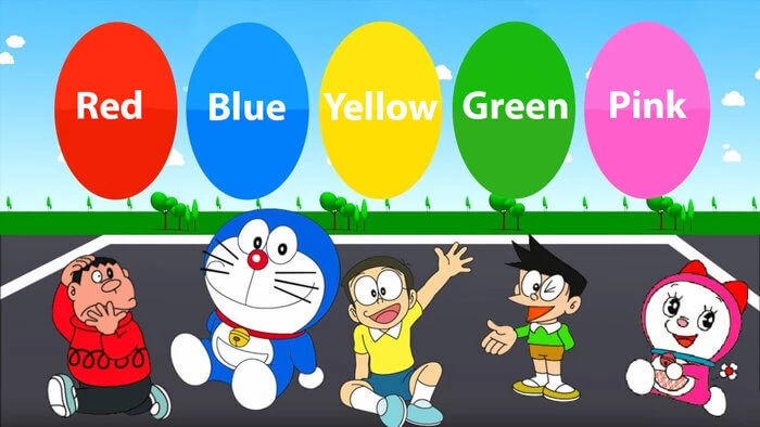 Các màu sắc trong tiếng Anh cho trẻ mẫu giáo