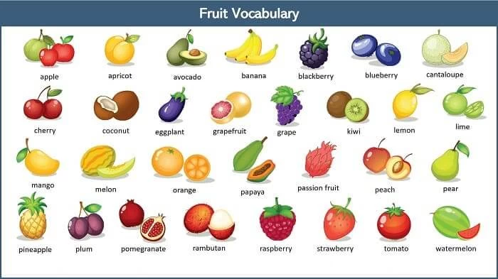 3 phương pháp học thuộc từ vựng tiếng Anh về trái cây cho bé