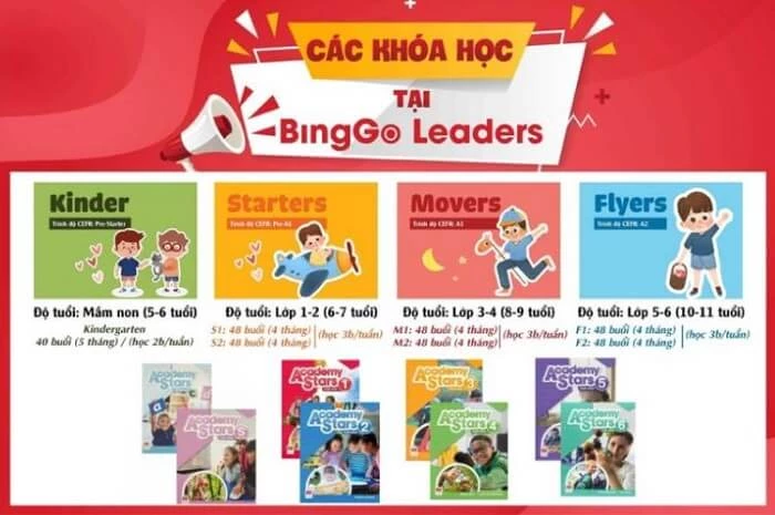 Các chương trình học tại BingGo Leaders