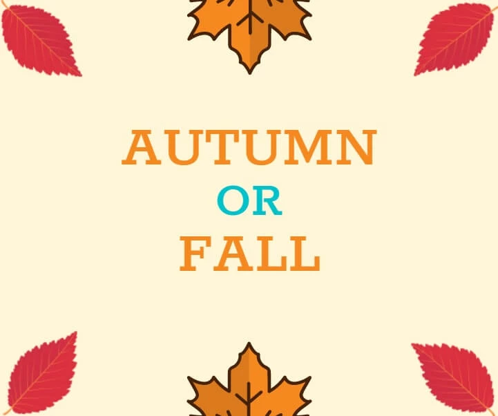 Autumn và Fall đều có nghĩa là mùa thu