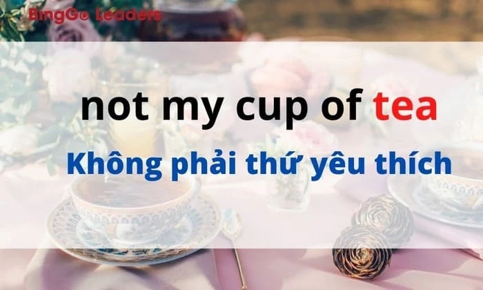 Thành ngữ “not my cup of tea”