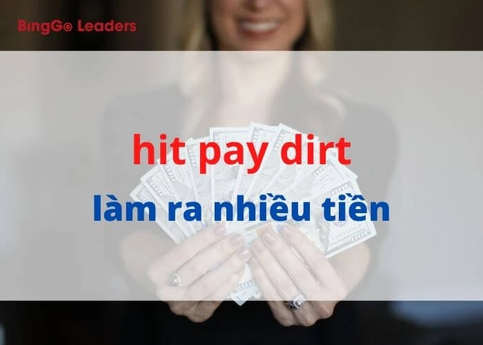 Thành ngữ thông dụng “hit pay dirt”