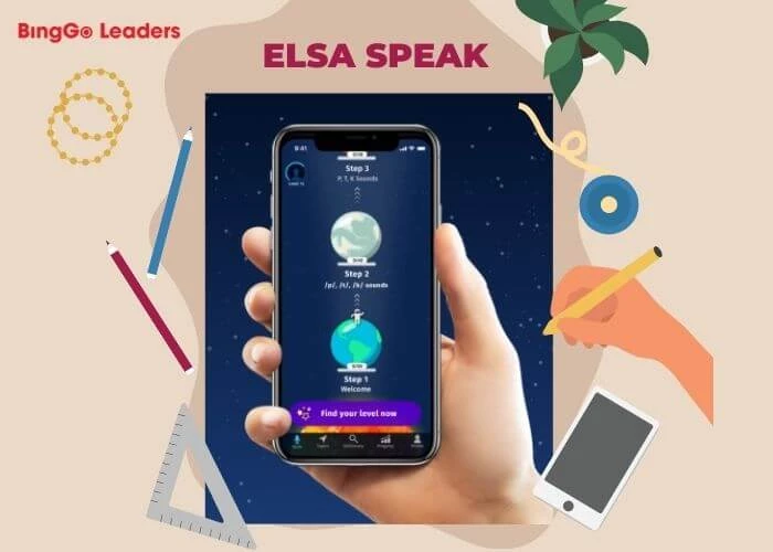 Ứng dụng Elsa Speak giúp phát âm /t/, /d/ chuẩn trong tiếng Anh