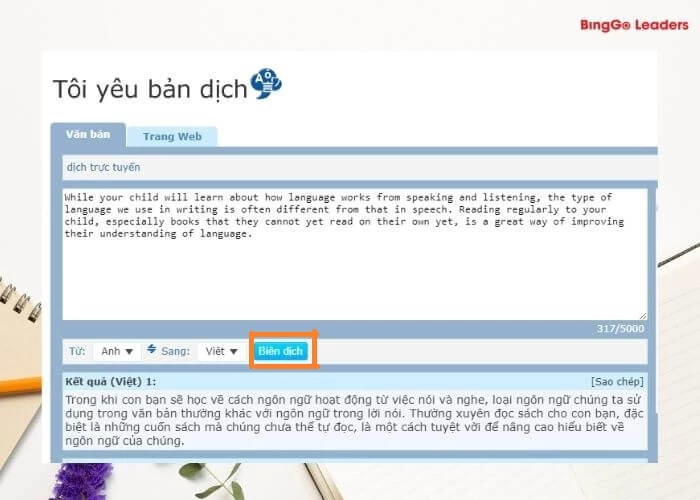 Cách tra nghĩa cả câu, đoạn văn dài bằng từ điển Anh-Việt