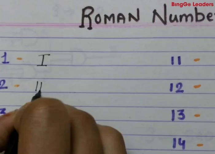 Cách đọc số La Mã từ 1 đến 30
