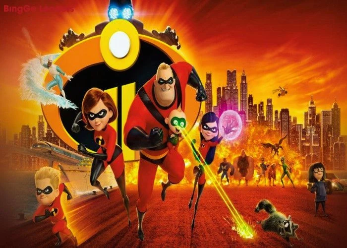 Cả gia đình siêu nhân phi thường trong The Incredibles