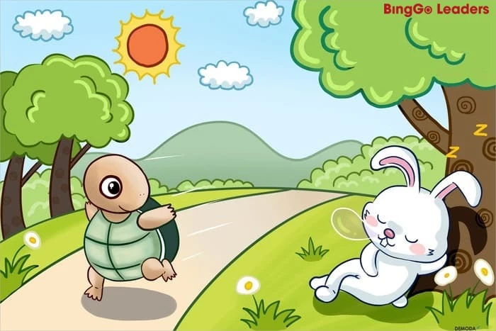 Thỏ và rùa dạy bé về sự tôn trọng, tuyệt đối không khinh thường người khác