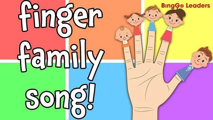 Bài hát The Finger Family có giai đoạn vui tươi, rộn ràng thích hợp cho bé học tiếng Anh