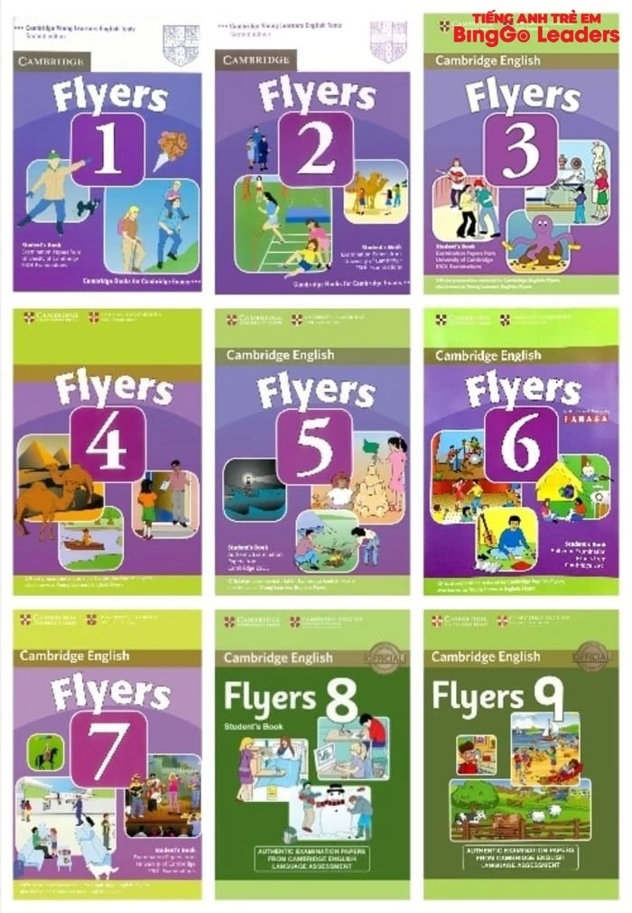 Bộ 9 quyển sách Flyers dành cho bé trên 10 tuổi