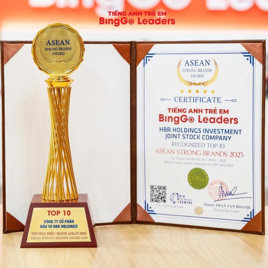 BingGo Leaders được vinh danh trong TOP 10 thương hiệu mạnh ASEAN 2023