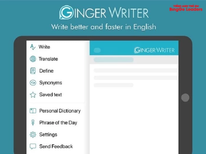 Ginger Writer - Viết tiếng Anh tốt và nhanh hơn

(Ảnh sưu tầm trên Internet)