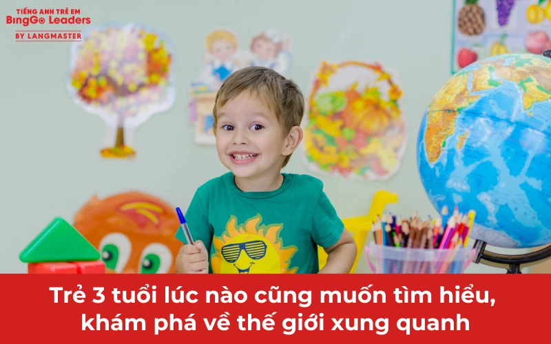 3 tuổi là thời điểm lý tưởng để trẻ học tiếng Anh