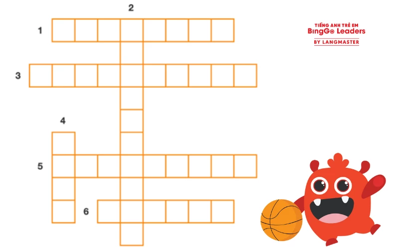 Bài tập 4: Solve the crossword puzzle