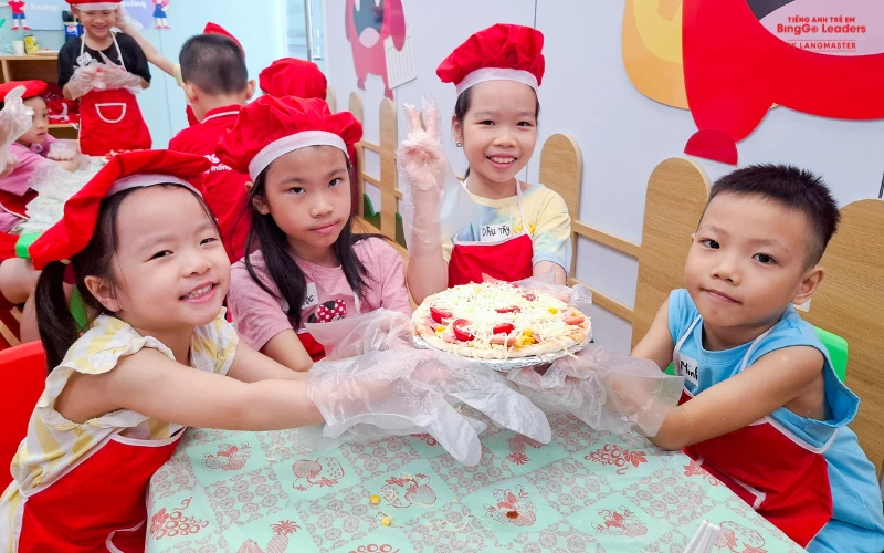 Sự kiện Making Pizza tại BingGo Leaders Green Stars