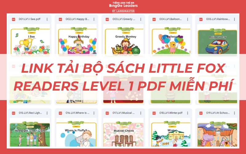 Tải xuống sách Little Fox Readers Level 1 miễn phí