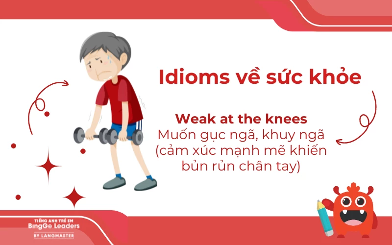 Các idioms thông dụng trong tiếng Anh về chủ đề sức khỏe