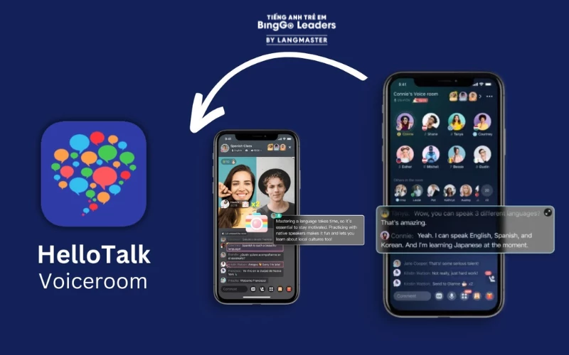 App luyện nói tiếng Anh HelloTalk