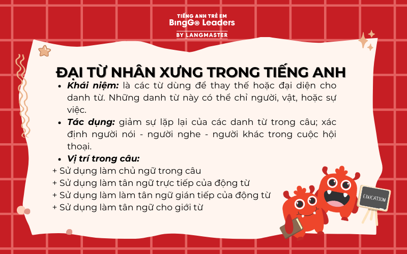 Đại từ nhân xưng trong tiếng Anh là gì?