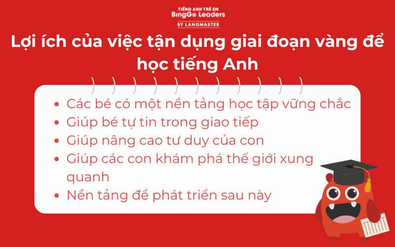 0-3 tuổi là giai đoạn vàng học tiếng Anh 