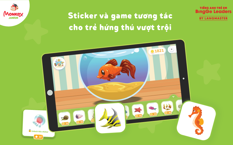 Game tiếng Anh cho bé cùng Monkey Junior - Hình 2