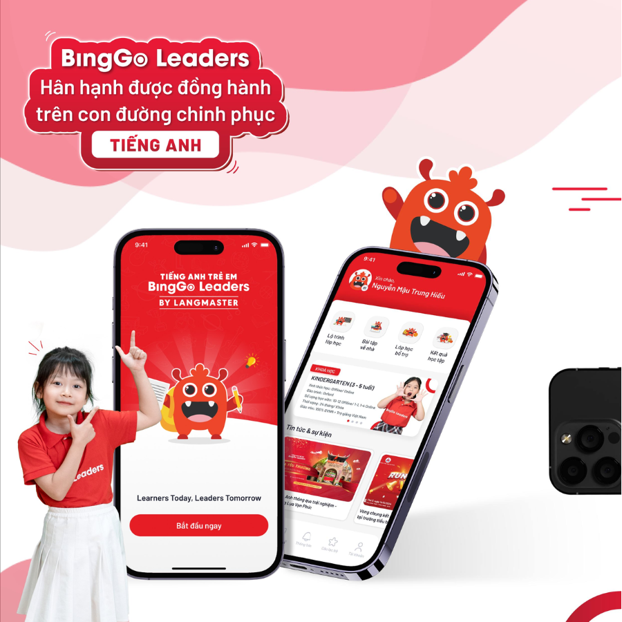 BINGGO LEADERS RA MẮT ỨNG DỤNG QUẢN LÝ HỌC TẬP MỚI!