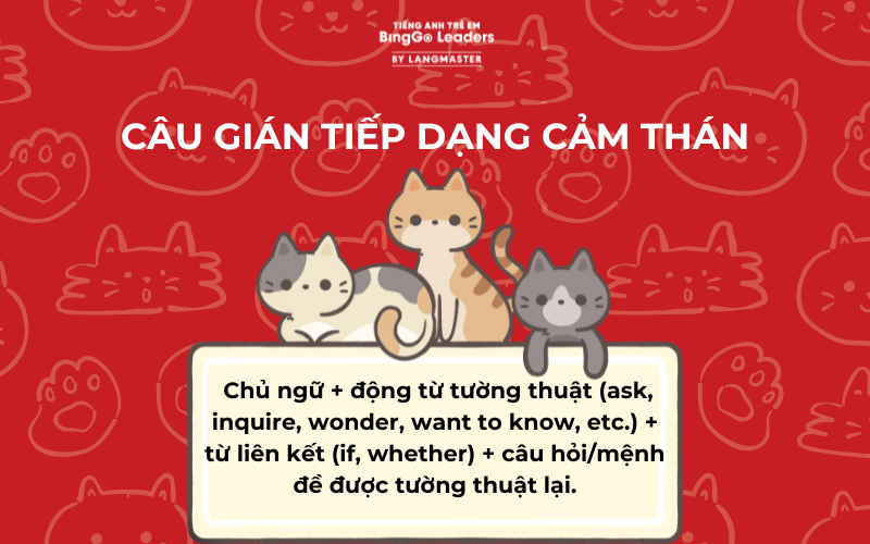 Câu gián tiếp dạng câu cảm thán