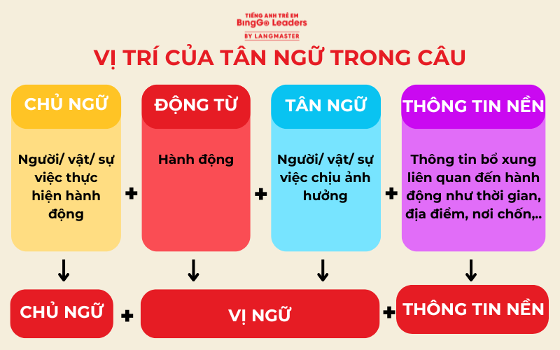 Vị trí của tân ngữ trong tiếng Anh