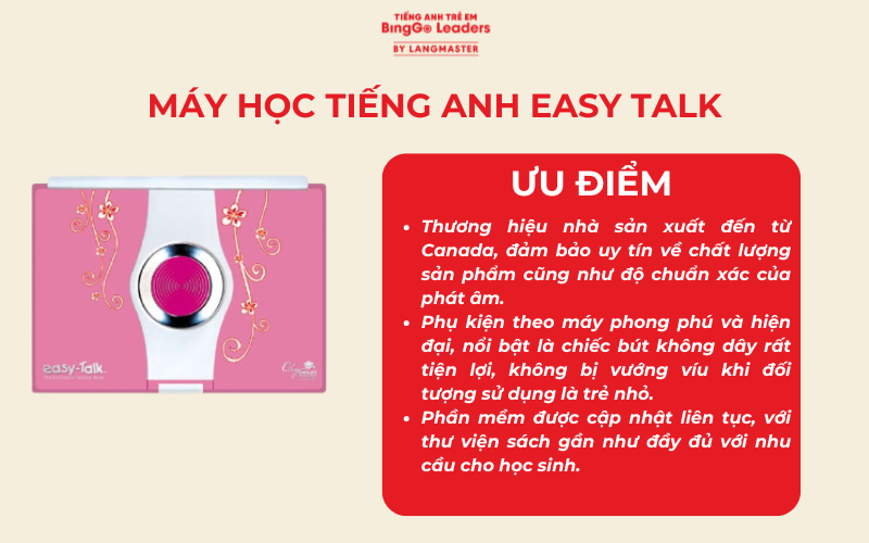 Máy học tiếng Anh Easy Talk