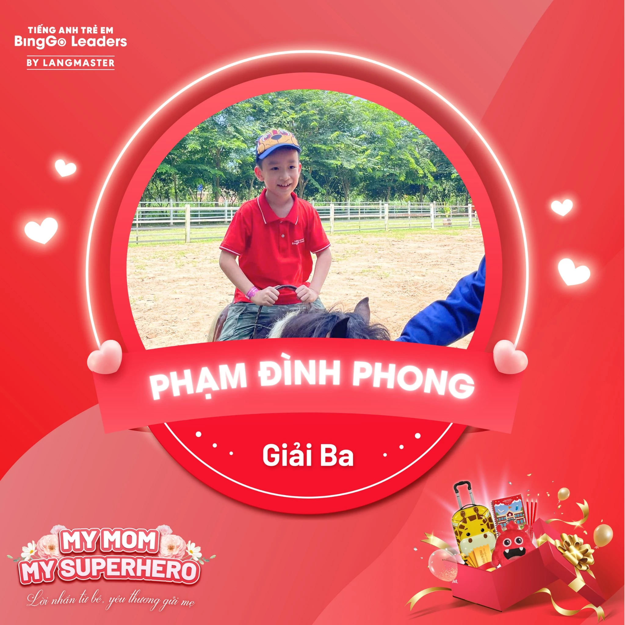 Giải ba bé Phạm Đình Phong