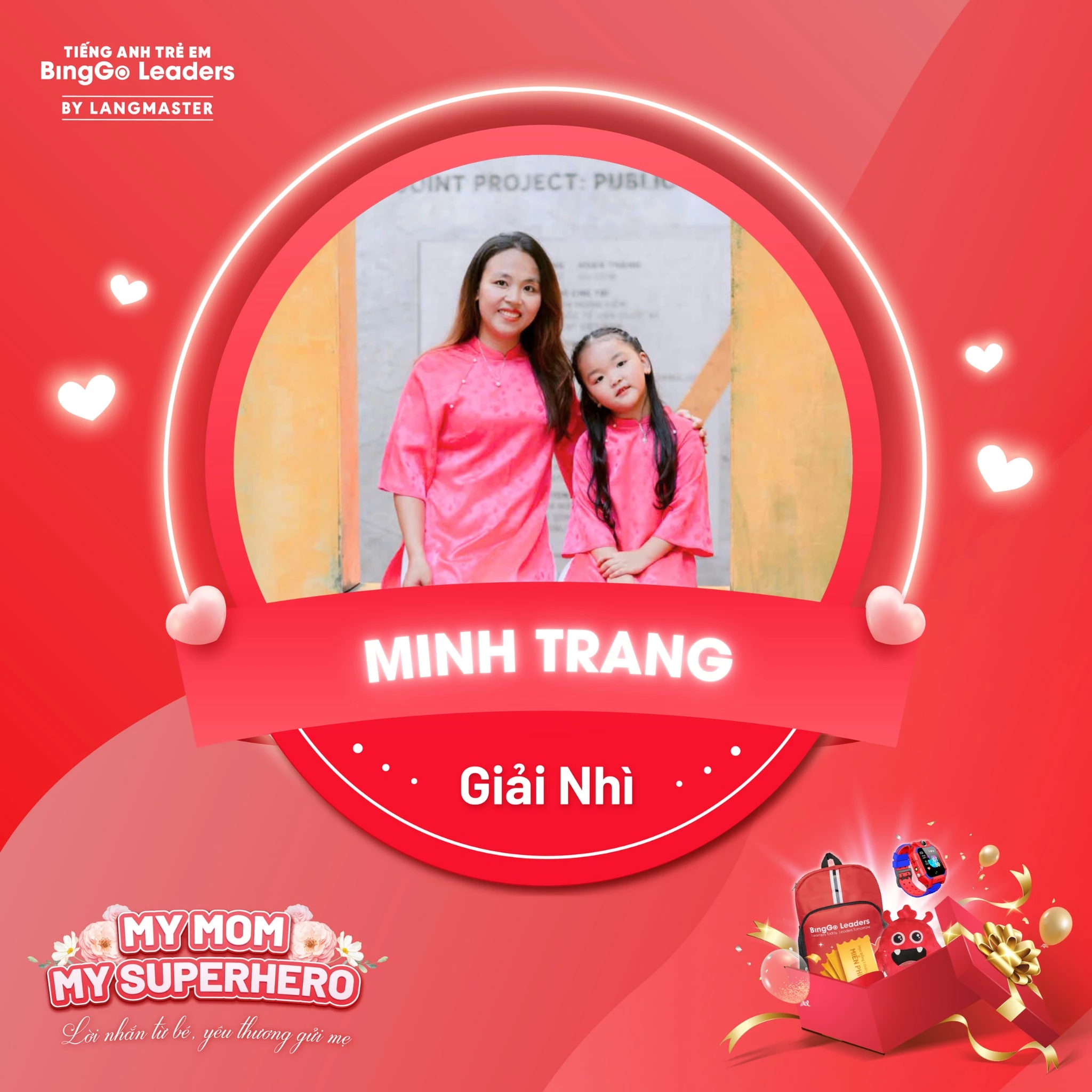 Giải Nhì bé Minh Trang