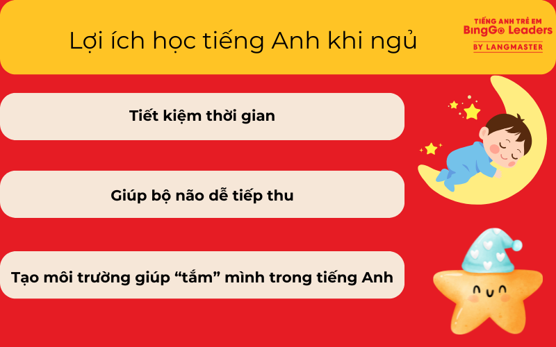 Lợi ích học tiếng Anh khi ngủ