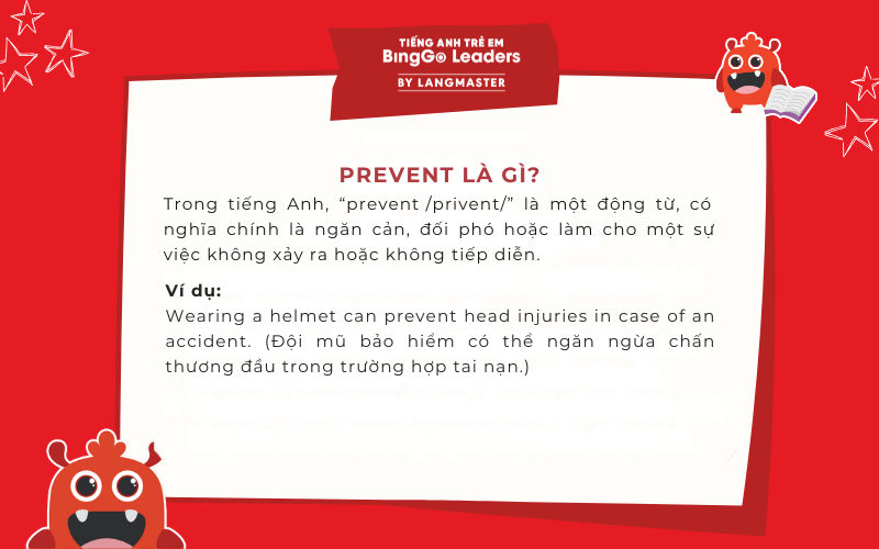 Prevent trong tiếng Anh