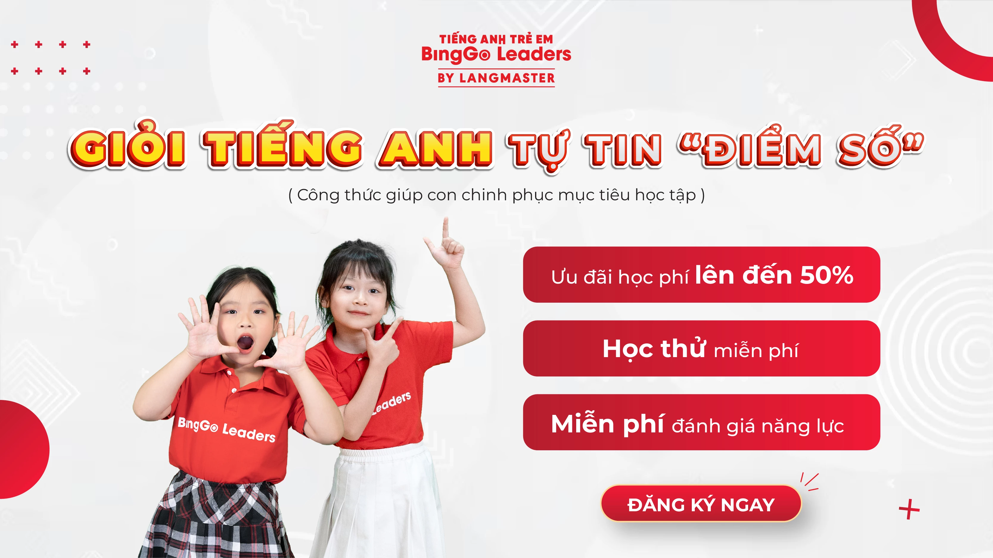 Tiếng Anh trẻ em BingGo Leaders