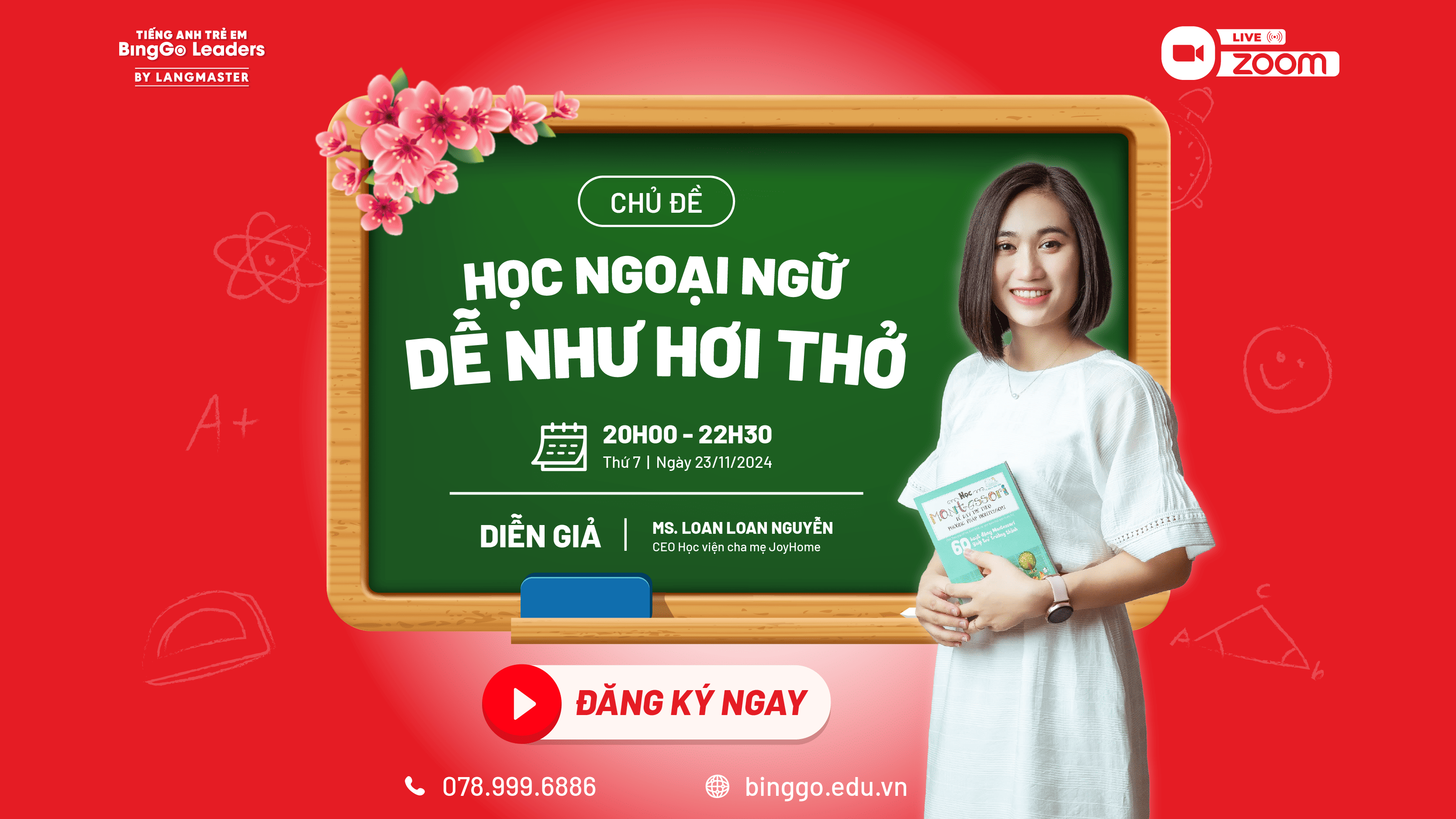 Học ngoại ngữ dễ như hơi thở