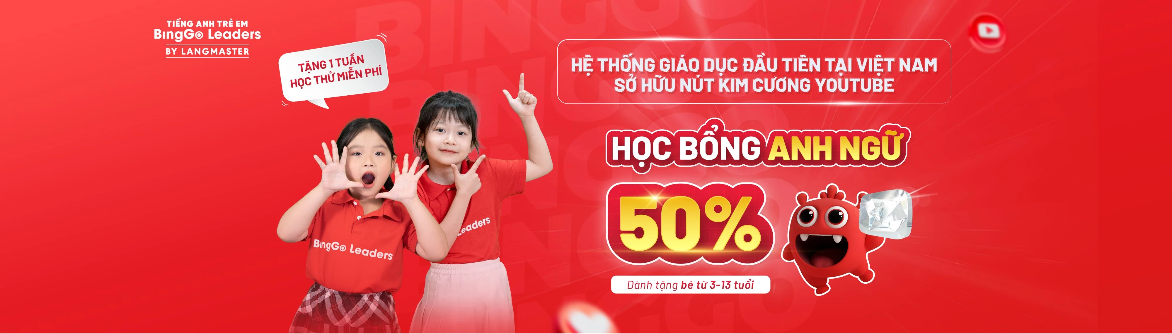 Học bổng anh ngữ 50%