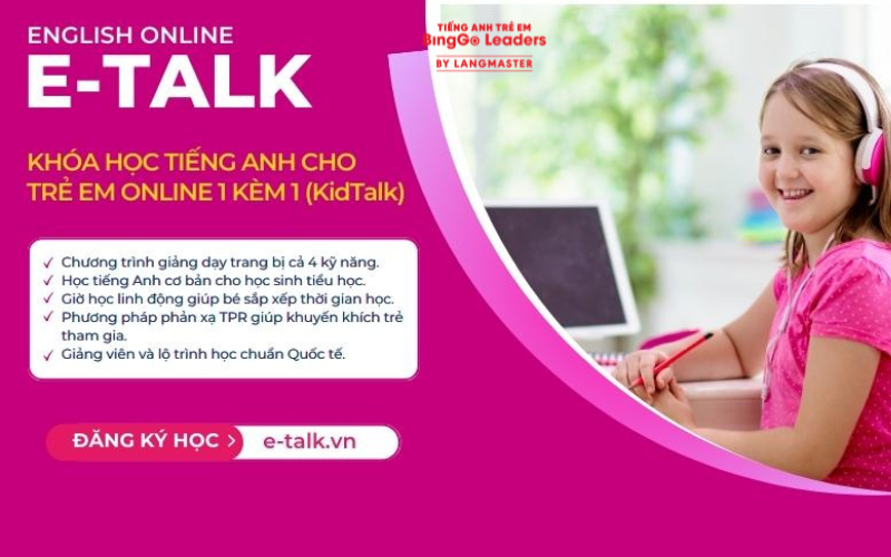 Học tiếng Anh online 1 kèm 1 