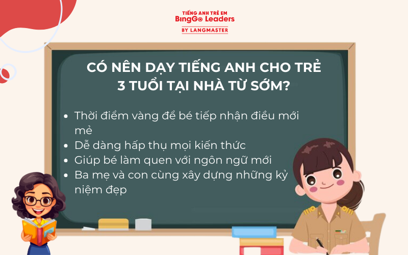 Lợi ích dạy tiếng Anh cho trẻ 3 tuổi tại nhà từ sớm