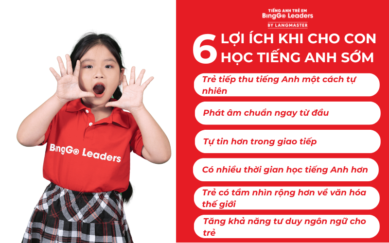 Lợi ích khi cho trẻ học tiếng Anh sớm