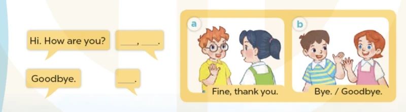 Bài tập tiếng Anh Lớp 3 Unit 3 Lesson 2