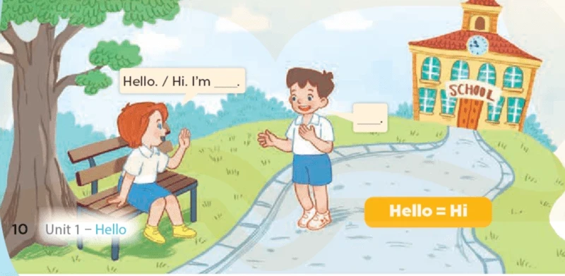 Bài tập tiếng Anh Lớp 3 Unit 3 Lesson 1