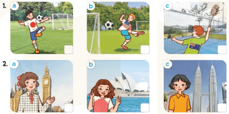 Bài tập số 4 tiếng Anh lớp 5 Unit 3 Lesson 1 