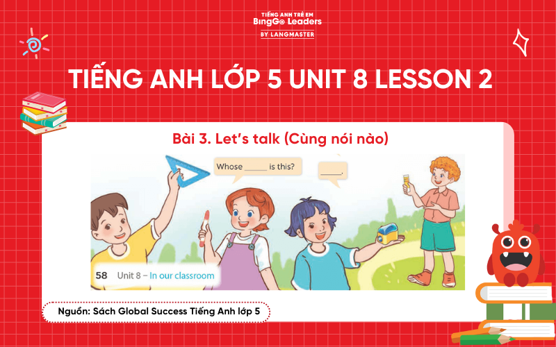 Bài tập 3 tiếng Anh lớp 5 Unit 8 Lesson 2 sách Global Success