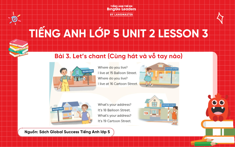 Bài tập 3 chương trình tiếng Anh lớp 5 Unit 2 Lesson 3 Global Success