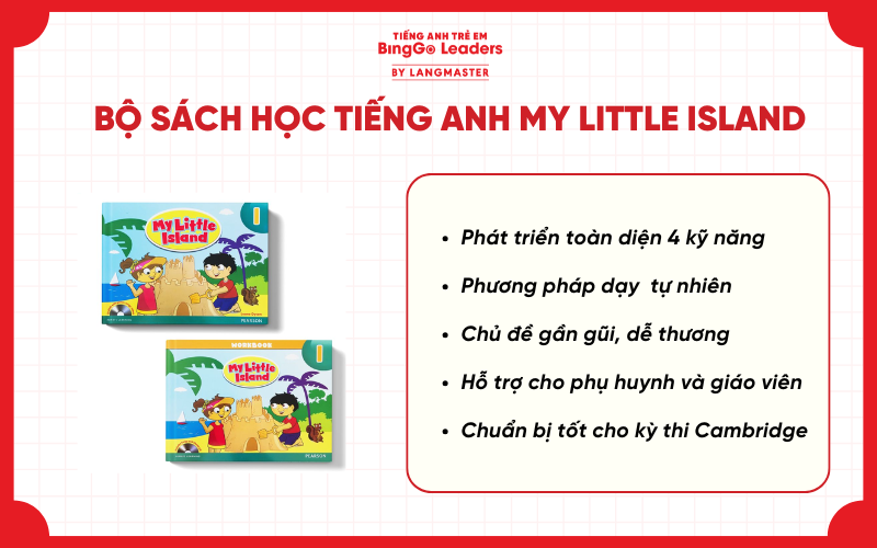 Bộ sách học tiếng Anh cho trẻ 4 tuổi My Little Island
