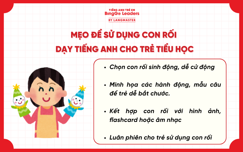 Phương pháp sử dụng con rối để dạy tiếng Anh cho trẻ em tiểu học