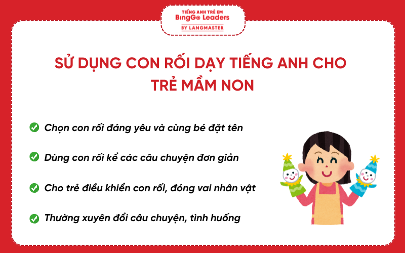 Phương pháp dạy tiếng Anh cho trẻ mầm non bằng con rối (puppet)